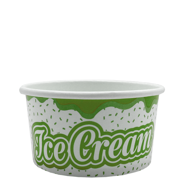 Embrace the summer with our eye-catching 'Delicious Ice Cream Tub,' designed with vibrant, food-safe colors and materials, perfect for one scoop of ice cream, and featuring a secure-fitting lid for easy stackable storage.